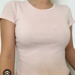Brandy Melville Mini Stripe T Shirt